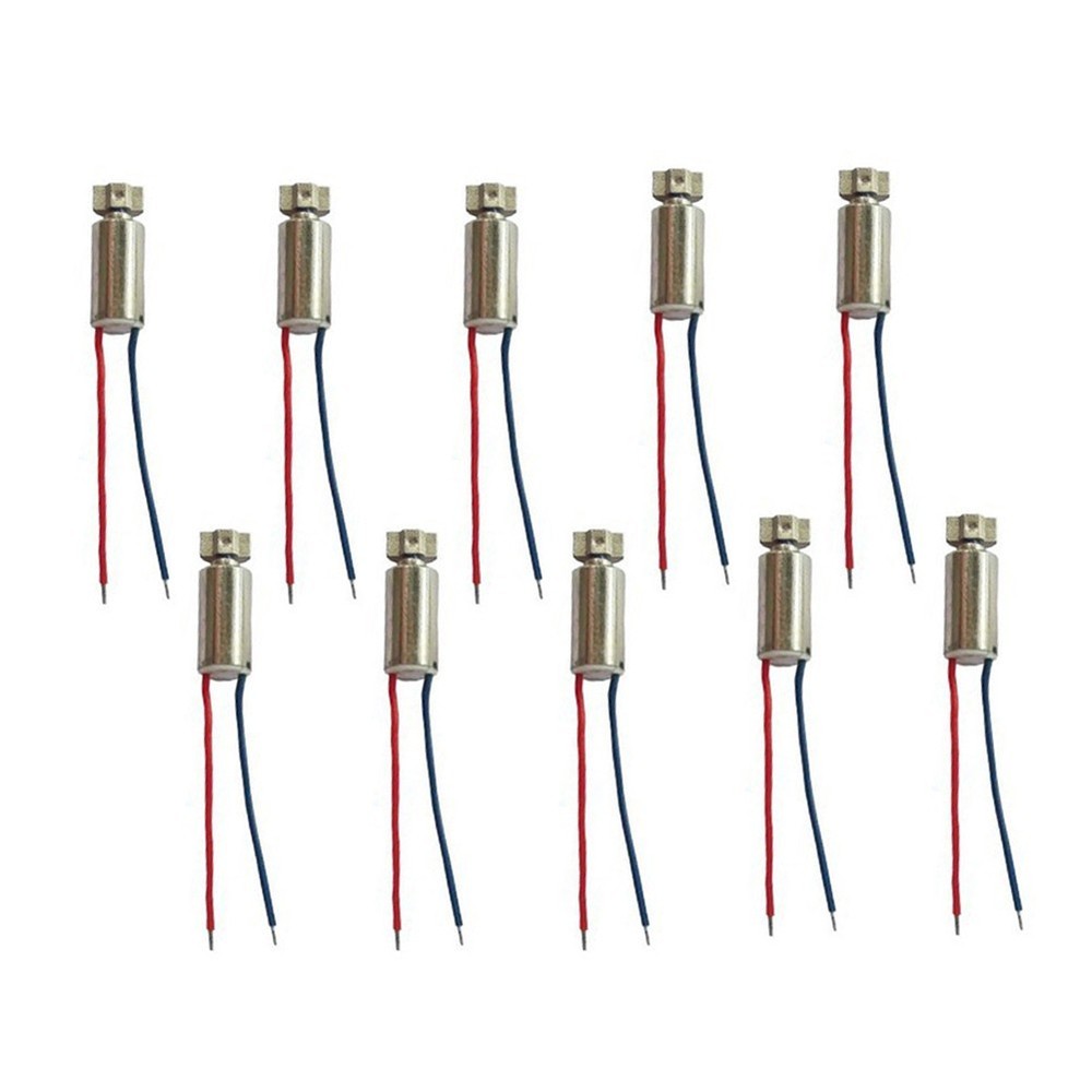 10pcs DC 1.5V-3V/8000RPM Vibration Motor Vibration Coreless Cup Brush Motor