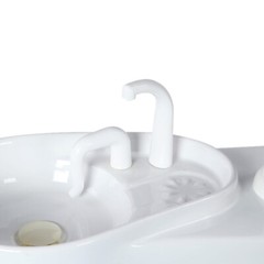 Compensate Wider Unit Chair Computer Control PU Leather+Stool TJ2688-A1