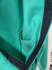 NSG Proban FR Flame Resistant Green Denim Welding Shirt Jacket LARGE-3XL (HR)