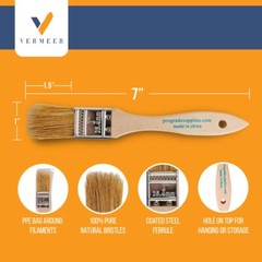 24 Pack – 1″ Chip Brushes for Paints, Stains, Varnishes, Glues & Gesso