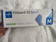 FitGuard ES select Medium Nitrile Gloves 250ct