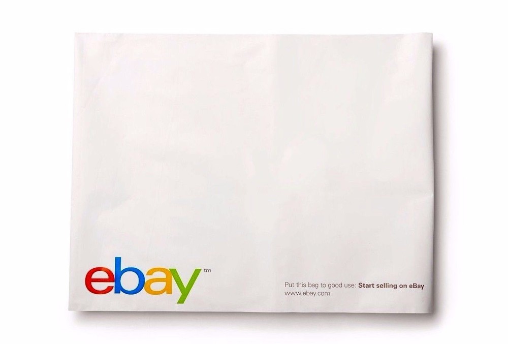 Lot 100 50 eBay Branded Shipping Poly-mailer jacket Envelopes 12″x 15″ 14″ x 19″