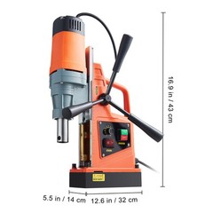 VEVOR Magnetic Drill 1550W 2922lbf/13000N Portable Mag Drill Press 500RPM