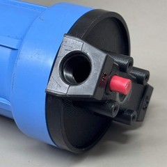 PENTAIR Pentek Slim Line Water Filter Housing Leakproof 10″ 1/2″ FIP Blue/Black