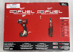 Milwaukee 3890-22 M18 FUEL & M12 FUEL 2-Tool Combo Kit-Brand NEW-6502h-6504h