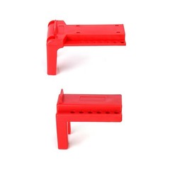 QWORK Ball Valve Lockout, Safety Lock, 1/2″ – 2-1/2″ Diameter, 20 Pack, Red
