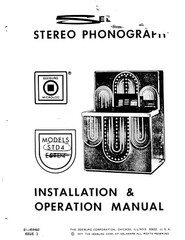 Seeburg Jukebox Manual Reprint CD Thumb Drive, Check Description