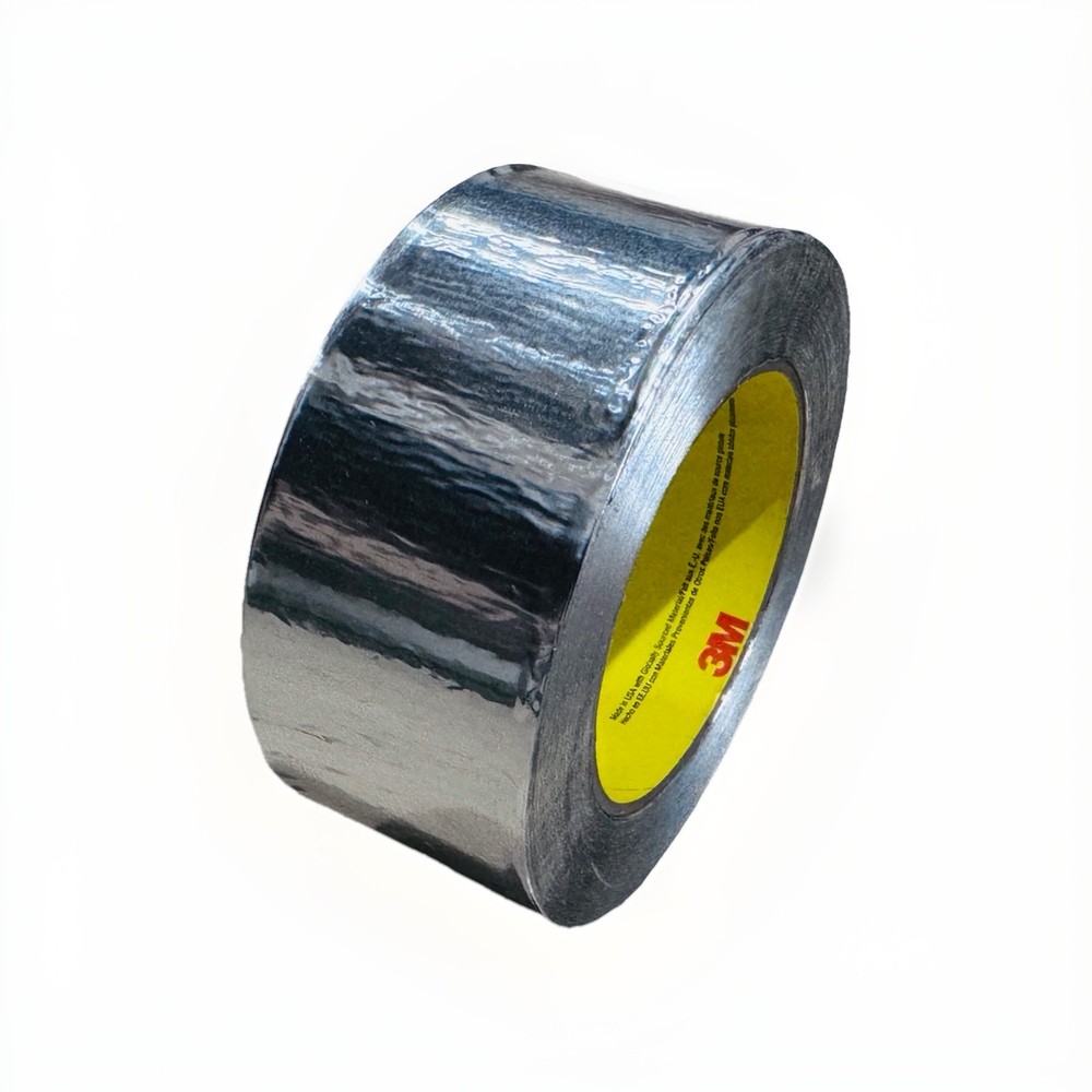 3M Aluminum Foil Tape 425 2″ x 60yd Silver – 4.6mil Thickness HVAC Tape -DENTED