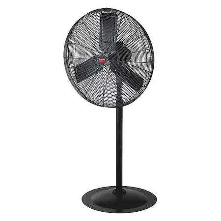 Dayton 6Ale8 Light Duty Industrial Fan, Pedestal Mount, 24 In Blade Dia, 115V,