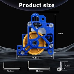 Bamboo Lab x1 p1 Metal Extruder Kit CNC Hollow Lightweight Extruder…