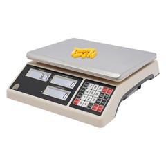 Industrial Counting Scale, 30kg X 0.5g, Digital Scale for Parts and Coins, g/k