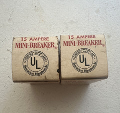 Mini-Breaker 2-Pack 15A 125V AC Screw-In Circuit Protector Resettable