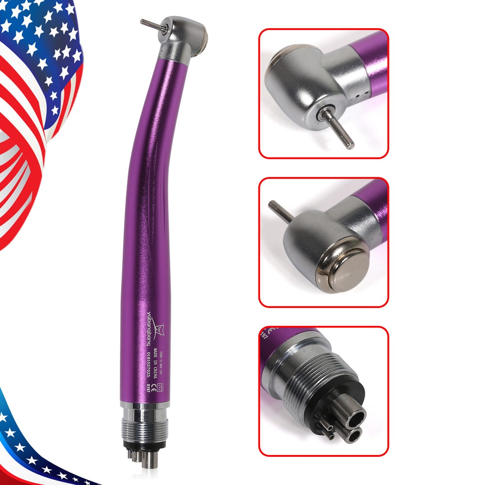1-10*NSK Pana Max Style Dental High Speed Handpiece Push Button 2/4Hole 7 Colors