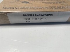 BANNER ENGINEERING IT26S FIBER OPTIC CABLE 17360 LENGTH 6 FT NEW