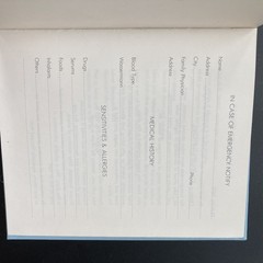 VINTAGE 1980 Hardcover Travel Journal Hallmark Blank Unused Maps