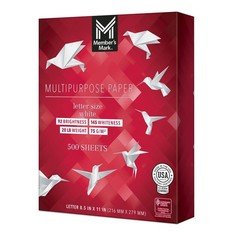 Member’s Mark Copy Paper, 8.5×11″, 92 Bright, 20lb, 10 Reams (5,000 Sheets)