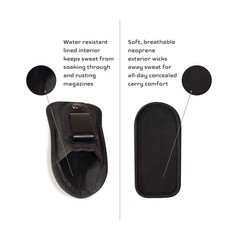 GMW Universal Magnetic IWB/OWB Magazine Holster [2-Pack] | Magazine Pouch for…