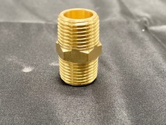 4 Pack Hex Bushing 1 Inch” NPT Nipple Pipe Fitting Brass