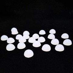 White Solid Silicone Rubber Half Ball Mold Stripping Hemisphere High Temperature