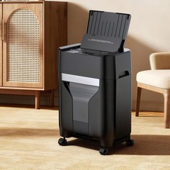 100-Sheet Auto Feed Paper Shredder 4.5 Gall Commercial Cross Cut for Home Office