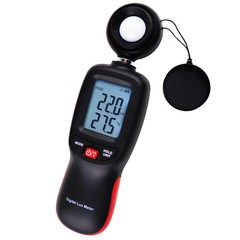 Light Meter Illuminance Luminometer up to 200,000 Lux Luxmeter with Backlight
