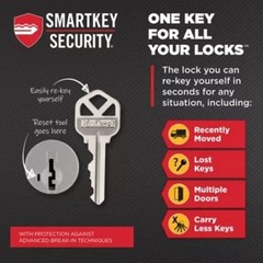 Kwikset Hancock Keyed Entry Door SmartKey Venetian Bronze / Satin Nickel No Key
