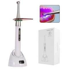 Dental Wireless Curing Light 1 Second Cure Lamp 2500mw/cm2 385nm-515nm ILED Type