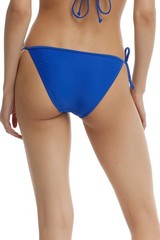 Body Glove Smoothies Tie Side Solid Fuller Coverage Bikini Bottom Swimsuit Night