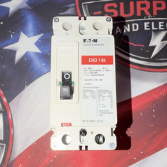 Eaton EHD14K EHD2080 Circuit Breaker 2-Pole 80A 480VAC Thermal