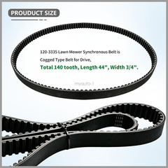 120-3335,1203335,265-610 Fits Lawn Mower Belt 30″ Toro TimeMaster Deack STENS