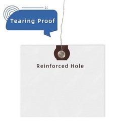1000 of 6 1/4″ x 3 1/8″ Size 8 Manilla Shipping Hang Tag Tags with Wire NEW