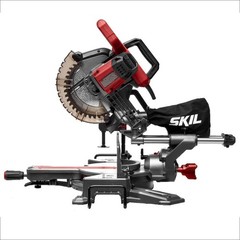 Skil Dual Bevel Sliding Miter Saw 10In 15 Amp 4800 Rpm