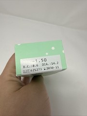 Hubble Total 60 pcs Contac Lenses In Solution. -1.50 1 Month Supply Exp 05-2030