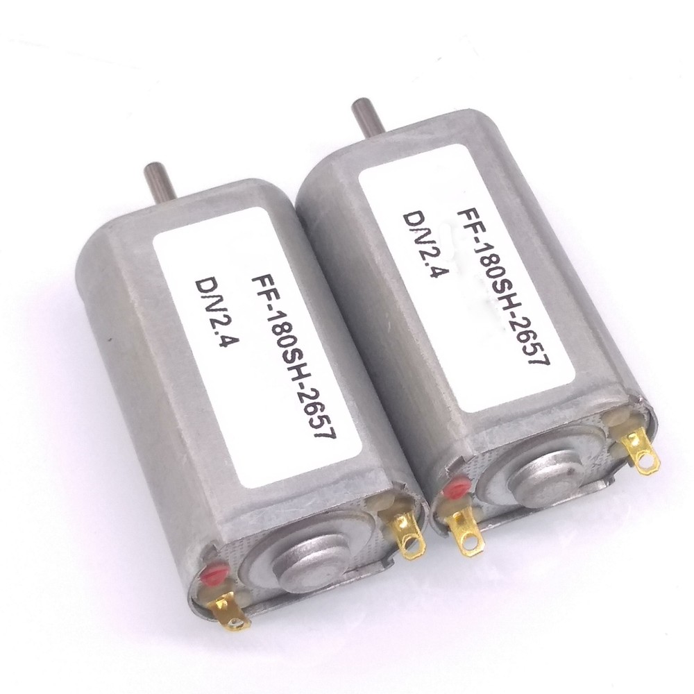 2pcs FF-180SH DC1.2V 2.4V High Speed Mini 20mm DC Motor Electric Shaver