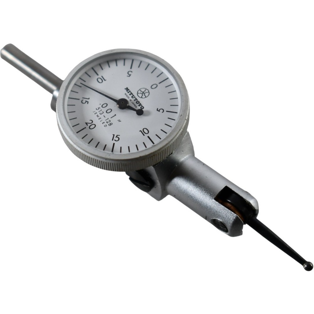Mitutoyo 513-128 Dial Test Indicator .001 Grad .04 Range Jeweled Japan Stem