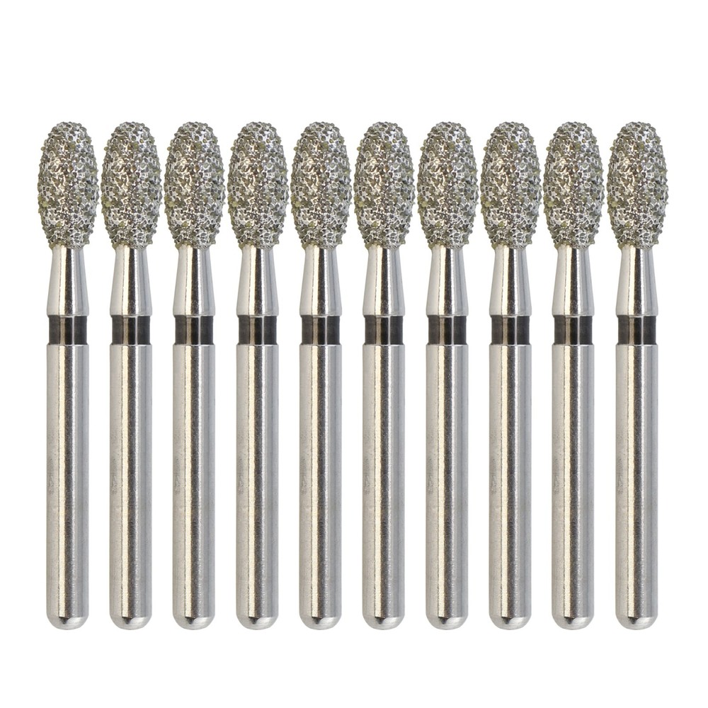Dental Burs Diamond Football Egg FG High Speed Super Coarse Grit Black 379/023SC