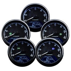 Multifunction Digital Motorcycle Speedometer Tachometer Odometer Gauge 80 Cha…