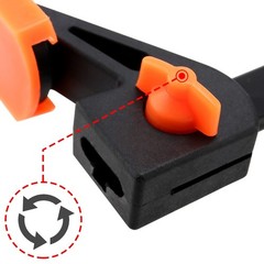 PINGEUI 4 Packs 8 Inches Quick Grip Clamps, Adjustable Wood Clamps, Light Dut…
