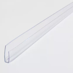 Thermoclear 1/4 in. x 96 in. x 1/4 in. (6mm) Polycarbonate Multi-Wall U-Channel