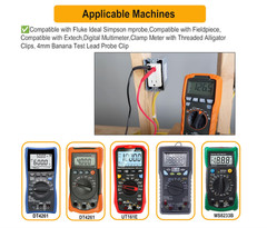 KIT-14 Test Lead Set Compatible with Fluke Ideal Simpson Fieldpiece Extech Klein