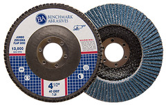 20 Pack 4.5” x 7/8″ Jumbo 40 Grit Zirconia Flap Disc Grinding Wheels T29