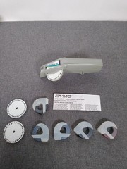 Dymo Organizer 1610 Label Maker, Unused, w/Case & 5 rolls of labels