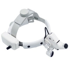 Dental Surgical Medical Headband Type Binocular Loupes 3.5X with LED Light 5W