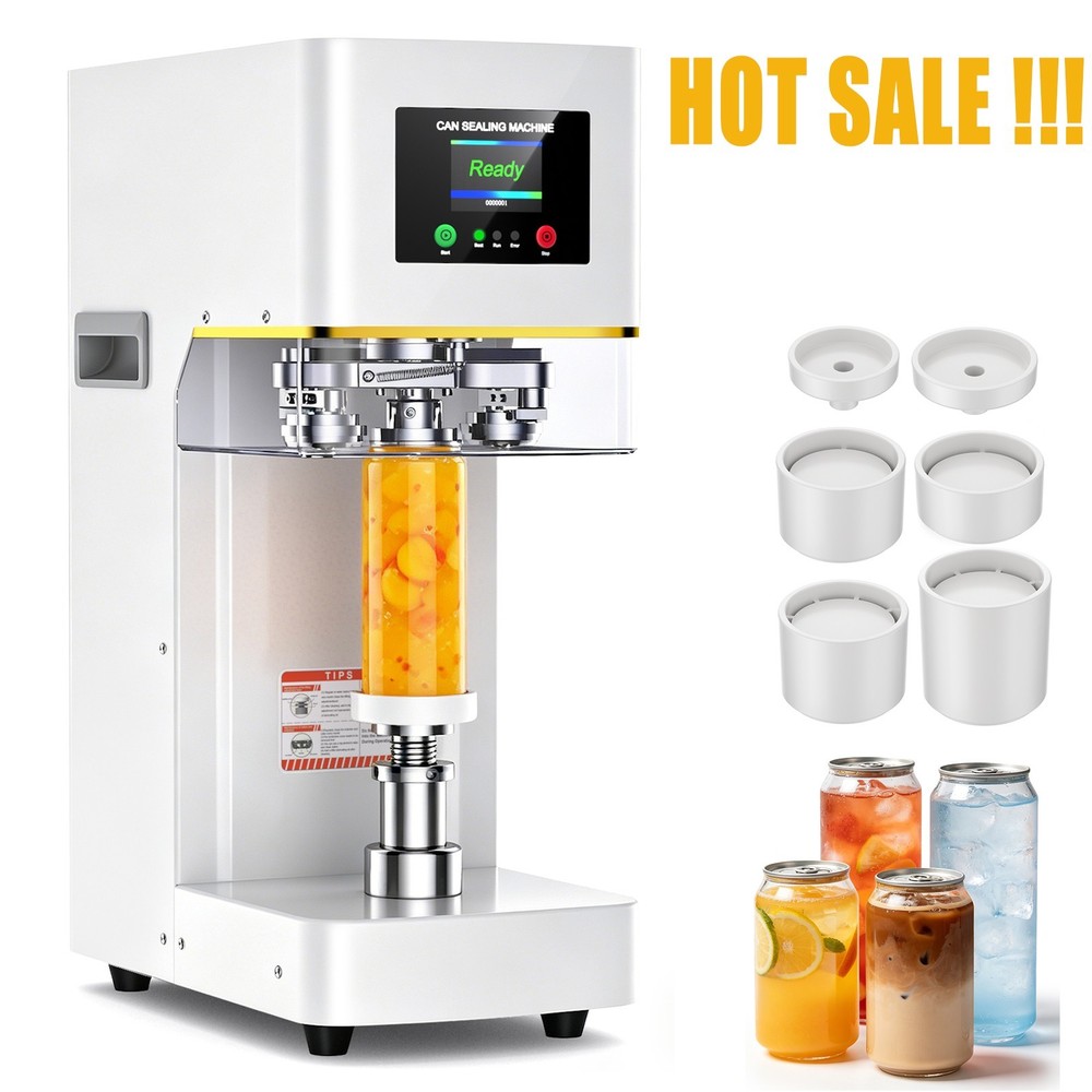 Mojgar Commercial Can Sealer Machine, Automatic 202 (55mm) Soda Can Sealer
