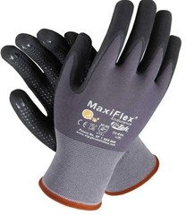 34-844 MaxiFlex Nitrile Grip Foam Dotted Palm Coated PROTECTIVE WORK GLOVES (L)