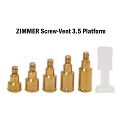 Dental Zest Locator Attachment Abutment for Zimmer ZimVie 3.5mm Implant platform
