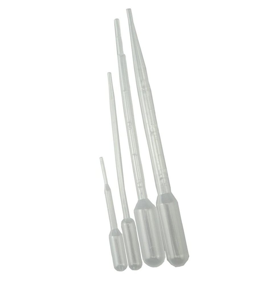 100PCS 4 Size3ml1ml0.5ml0.2ml Graduated Pipettes Dropper Polyethylene