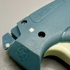 Vintage Dennison Tag Tagging Gun USA Blue 4×4.5″