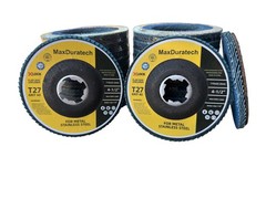 MaxDuratech X-Lock Zirconia Flap Discs 4-1/2” T27 Grit 40 60 – 5/10/20 Pack
