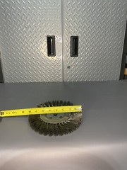 Twist Whire Wheel Brush, Arbor, 8” , 6000 RPM, Made In U.S.A